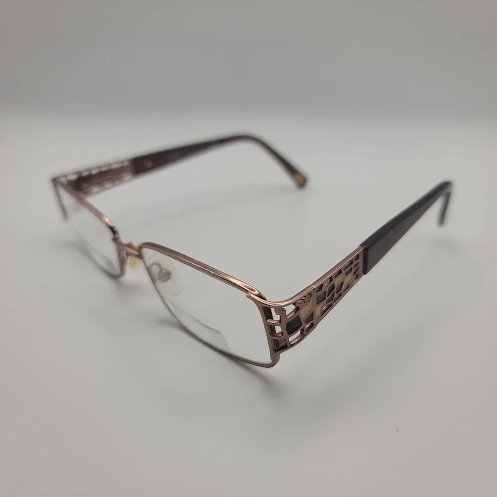 Safilo Emozioni 4342 0JSZ‎ Women's Eyeglasses Cutout Frame Only Italy 130mm
